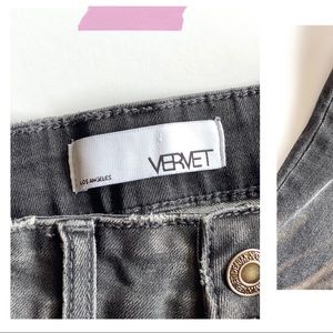 vervet Los Angeles black high rise jeans